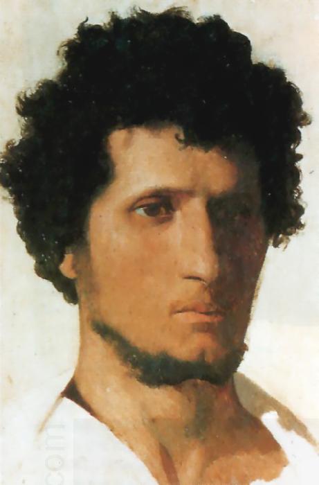Jean Leon Gerome Head of a Peasant of the Roman Campagna China oil painting art